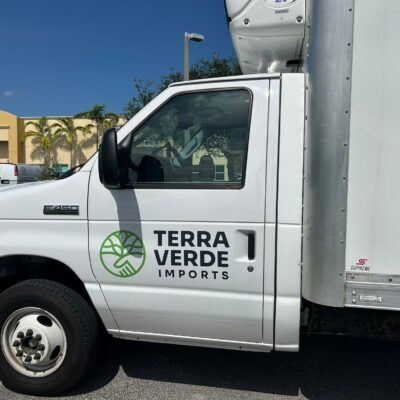 Truck wrap installation in Miami
