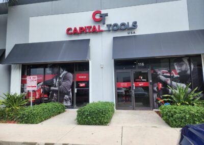 Perforated Vinyl for Outdoor Window Decoration in Miami