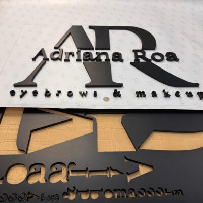 Adriana Roa Logo Indoor Sign printing services Miami