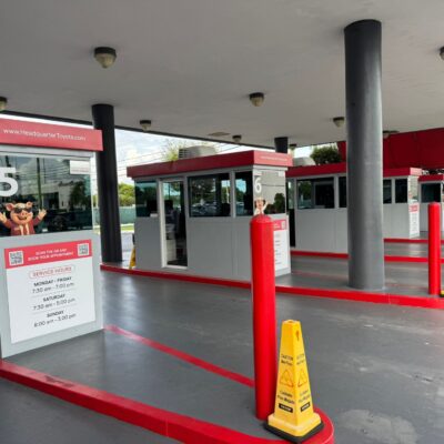 Branding & schedule sign adhesive vinyl printing Print Big Miami