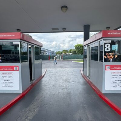 Branding & schedule sign adhesive vinyl printing Print Big Miami