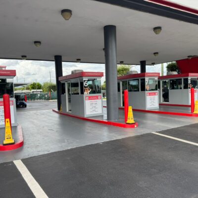 Branding & schedule sign adhesive vinyl printing Print Big Miami