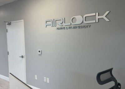 Corporate Indoor Sign Airlock Print Big Miami