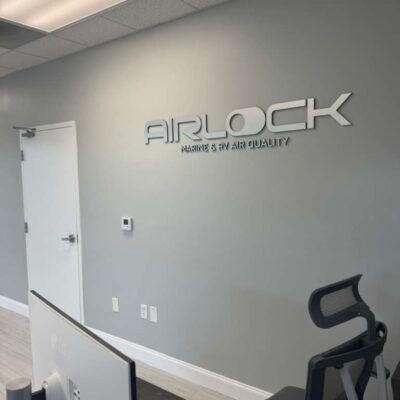 Corporate Indoor Sign Airlock Print Big Miami