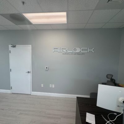 Corporate Indoor Sign Airlock Print Big Miami