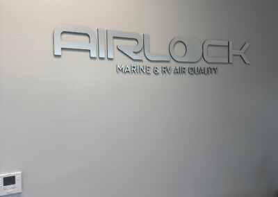 Corporate Indoor Sign Airlock Print Big Miami
