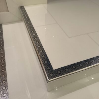 Printed design on adhesive vinyl floor graphic Print Big Miami