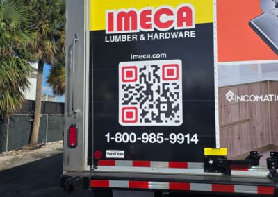 Truck Wrap Installation - Imeca Print Big Miami