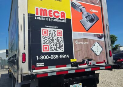 Truck Wrap Installation - Imeca Print Big Miami