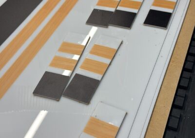 White acrylic print for light box